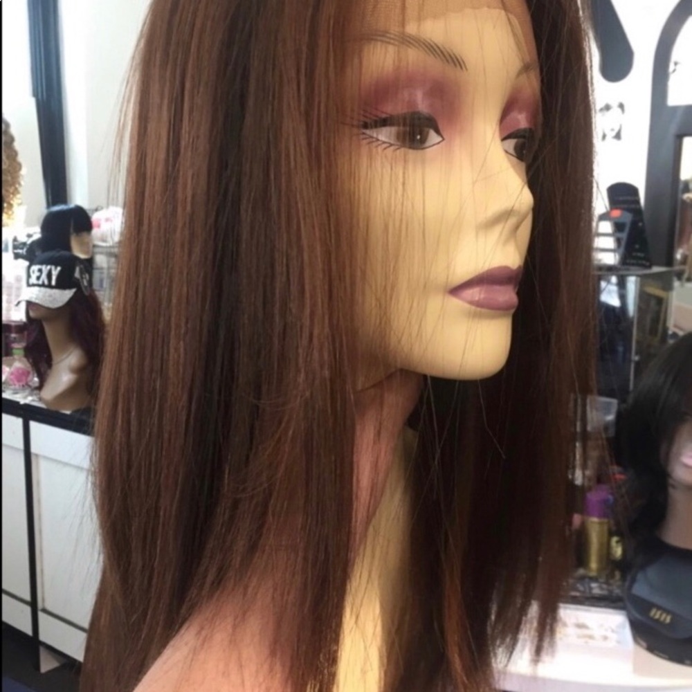 Wig reddish copper long Irish girl Wig Lacefront